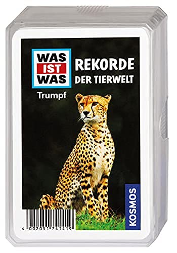KOSMOS 741419 WAS IST WAS Rekorde der Tierwelt, Trumpf-Kartenspiel, für Kinder ab 8 Jahre KOSMOS 741419 WAS IST WAS Rekorde der Tierwelt, Trumpf-Kartenspiel, für Kinder ab 8 Jahre