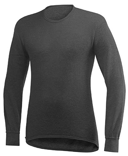 Woolpower Unisex Merinowolle Funktionsshirt Crewneck 200 Langarm, grey, M