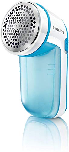 Philips GC026/00 Fusselentferner für verschiedene Stoffe, 2 Höheneinstellungen, batteriebetrieben, türkis Philips GC026/00 Fusselentferner für verschiedene Stoffe, 2 Höheneinstellungen, batteriebetrieben, türkis