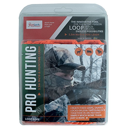 RunLock Unisex Pro Jagd Set Seil mit Schlaufen, orange, 3,5 mtr RunLock Unisex Pro Jagd Set Seil mit Schlaufen, orange, 3,5 mtr