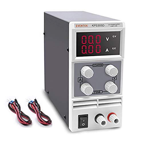 Labornetzgerät, Eventek 0-30V 0-5A DC Regelbar Netzgerät Stabilisiert Digitalanzeige Labornetzteil Netzteil Strommessgeräte Labornetzgerät, Eventek 0-30V 0-5A DC Regelbar Netzgerät Stabilisiert Digitalanzeige Labornetzteil Netzteil Strommessgeräte