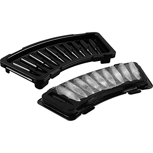 Shibby Patrone - Schwarz - 10 Fächer für Eiswürfel in Patronenform mit Deckel 60012909 Shibby Patrone - Schwarz - 10 Fächer für Eiswürfel in Patronenform mit Deckel 60012909