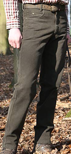 Rascher Loden Stretch Jeans 5-Pocket Outdoorjeans Jagdhose Revierhose Ansitzhose Dunkles grün-braun, Herren, Pirsch, Drückjagd (Gr. 58) Rascher Loden Stretch Jeans 5-Pocket Outdoorjeans Jagdhose Revierhose Ansitzhose Dunkles grün-braun, Herren, Pirsch, Drückjagd (Gr. 58)