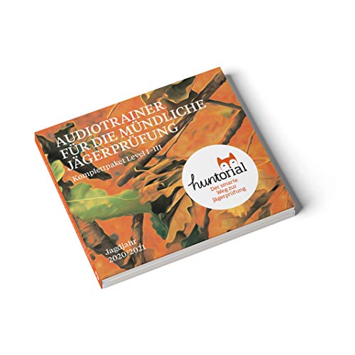 Huntorial - Audiotrainer für die Jägerprüfung Komplettpaket Level 1-3 Jagdjahr 2020/21 Huntorial - Audiotrainer für die Jägerprüfung Komplettpaket Level 1-3 Jagdjahr 2020/21