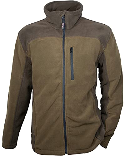 Hubertus Herren Fleece Jagdjacke Oliv Braun (L) Hubertus Herren Fleece Jagdjacke Oliv Braun (L)