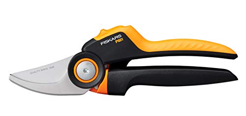 Fiskars Bypass-Gartenschere M, X-series PowerGear, P921, Mit Rollgriff, Für frische Äste und Zweige, Antihaftbeschichtet, Edelstahl-Klingen, Länge: 20,1 cm, Schwarz/Orange, 1057173 Fiskars Bypass-Gartenschere M, X-series PowerGear, P921, Mit Rollgriff, Für frische Äste und Zweige, Antihaftbeschichtet, Edelstahl-Klingen, Länge: 20,1 cm, Schwarz/Orange, 1057173