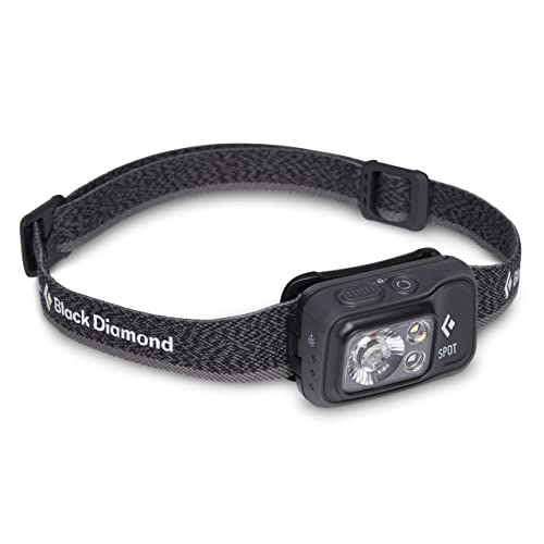 BLACK DIAMOND Unisex – Erwachsene Spot 400 Stirnlampe, Graphite, Einheitsgröße