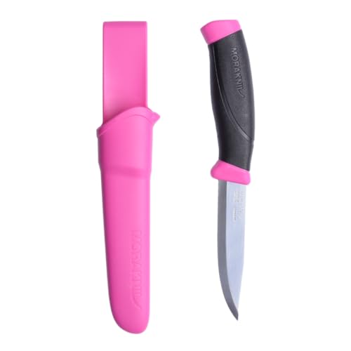 Morakniv Outdoor Messer mit Scheide - Mora Companion S Cerise - Jagdmesser Feststehende Klinge aus Edelstahl - 2,5 mm - Hergestellt in Schweden - Survival Messer für Camping & Jagd Morakniv Outdoor Messer mit Scheide - Mora Companion S Cerise - Jagdmesser Feststehende Klinge aus Edelstahl - 2,5 mm - Hergestellt in Schweden - Survival Messer für Camping & Jagd